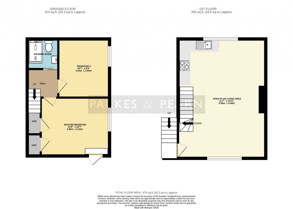 Floorplan for St. Keyne, Liskeard, PL14