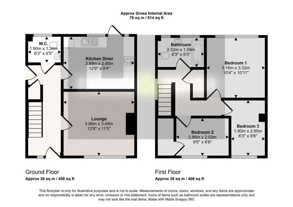 Floorplan for Woodland Rise, Rilla Mill, PL17