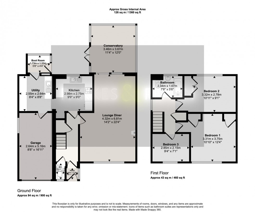 Floorplan for Valley View, St. Keyne, PL14