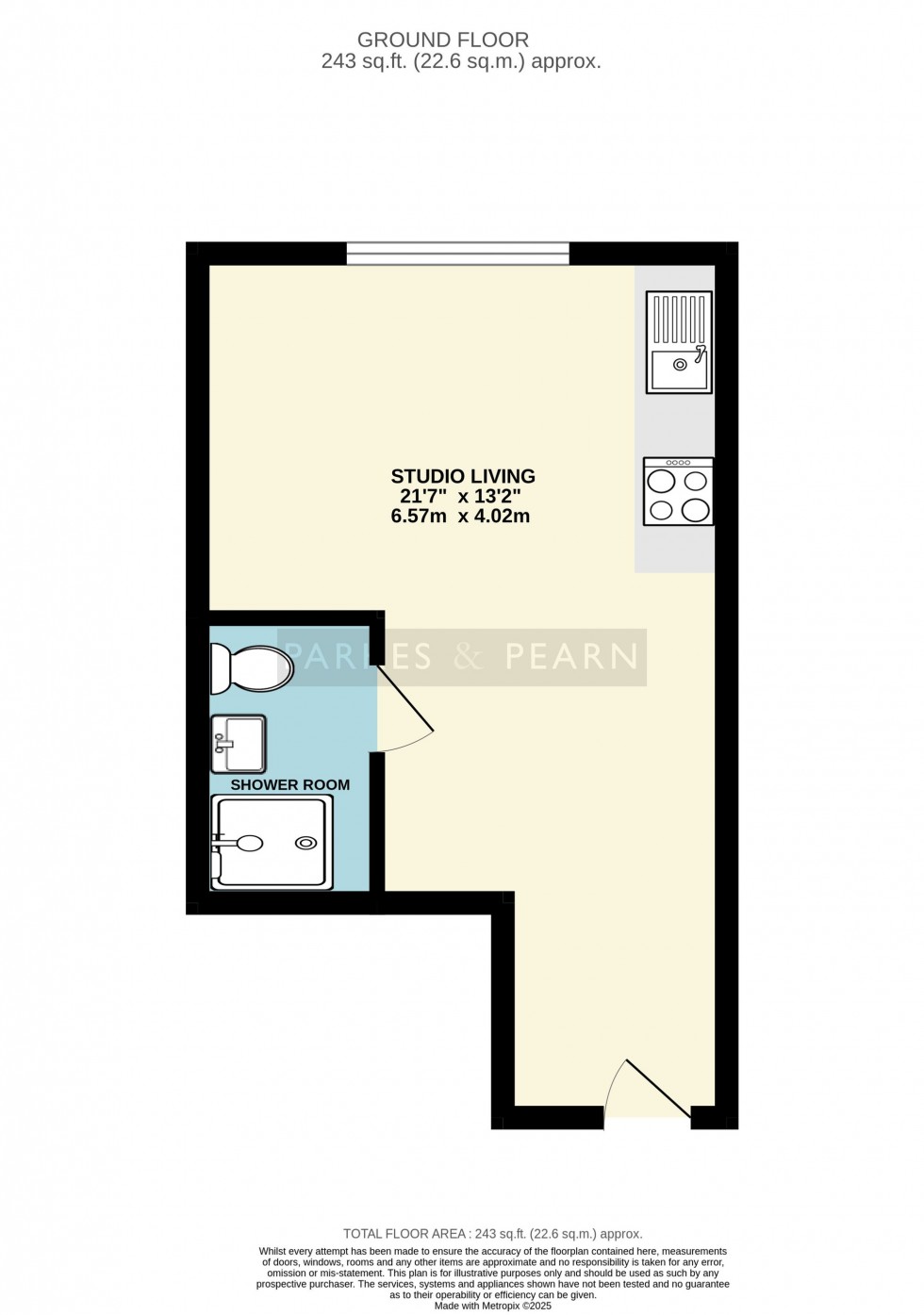 Floorplan for Webbs Cottage, Pike Street, PL14