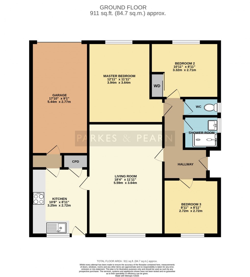 Floorplan for Woodgate Road, Liskeard, PL14