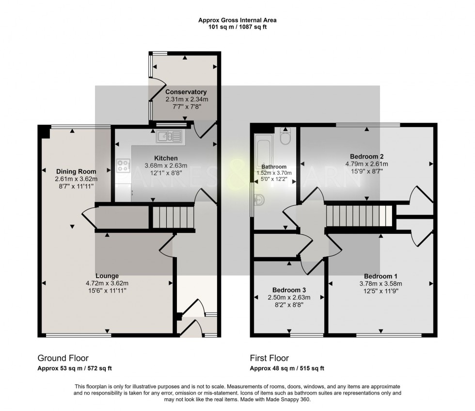 Floorplan for Trevillis Park, Liskeard, PL14