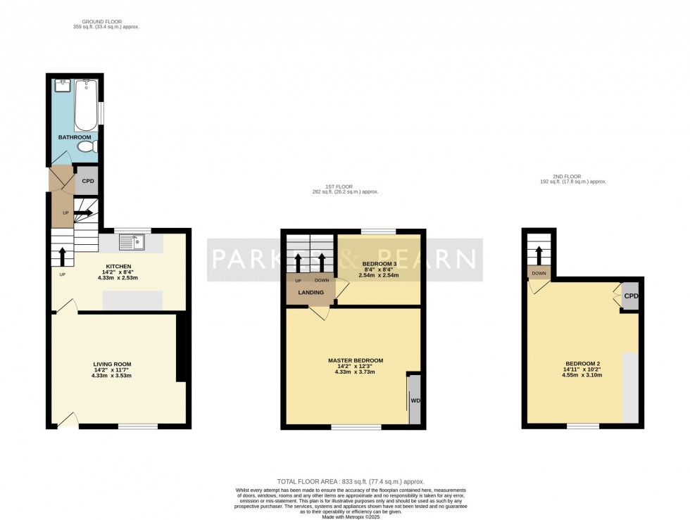 Floorplan for Trerulefoot, Saltash, PL12