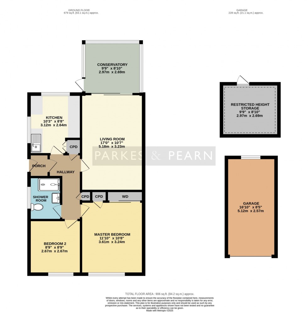 Floorplan for Belmont Park, Pensilva, PL14