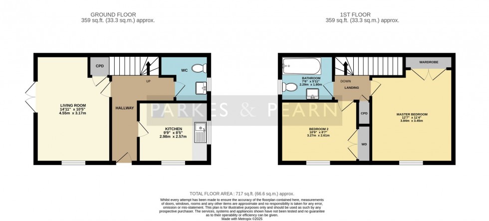 Floorplan for Tremar Coombe, Liskeard, PL14