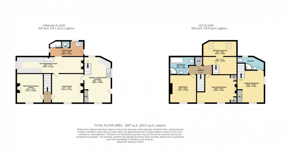 Floorplan for Lamellion, Liskeard, PL14