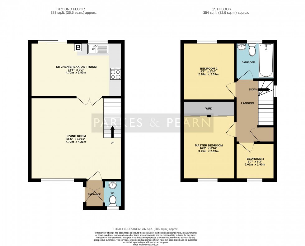 Floorplan for William Young Mews, Liskeard, PL14