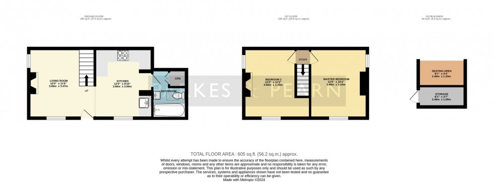Floorplan for Tremar, Liskeard, PL14