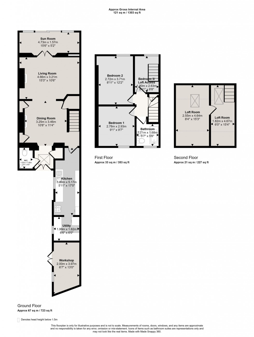 Floorplan for Lodge Hill, Liskeard, PL14