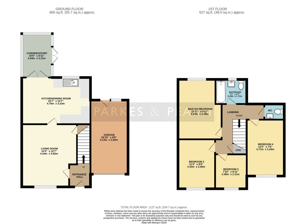 Floorplan for Pendray Gardens, Dobwalls, PL14