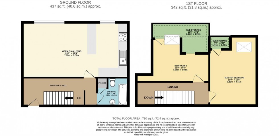 Floorplan for Wesley Court, Pensilva, PL14
