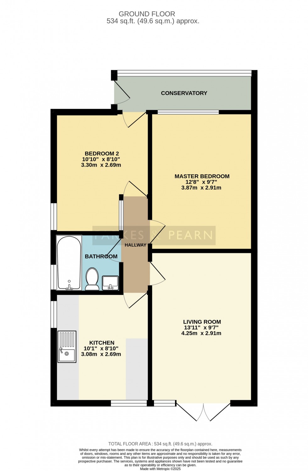 Floorplan for Trelawney Gardens, Pensilva, PL14
