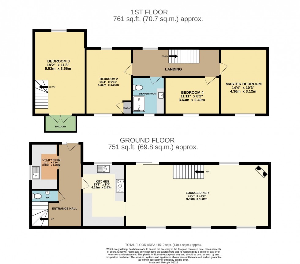 Floorplan for Liskeard, PL14