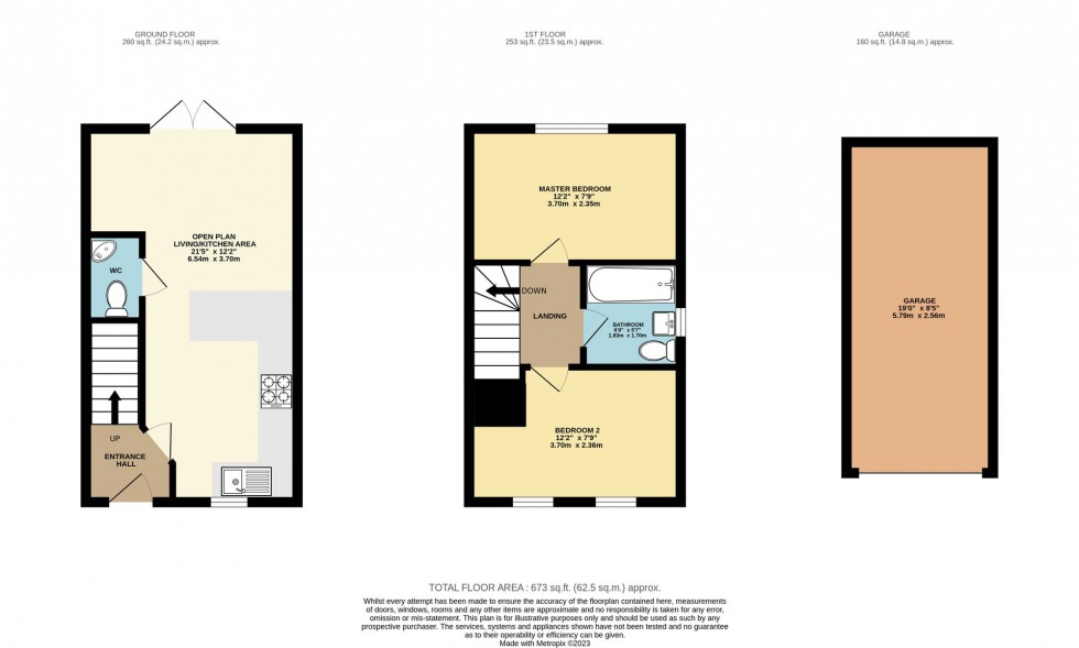 Floorplan for Carlton Way, Liskeard, PL14