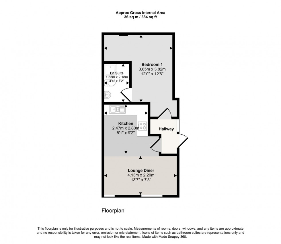 Floorplan for Marthus Court, Liskeard, PL14