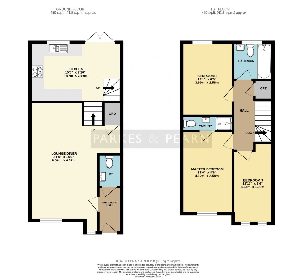 Floorplan for Golitha Rise, Liskeard, PL14