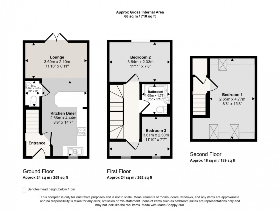 Floorplan for Granite Way, Liskeard, PL14