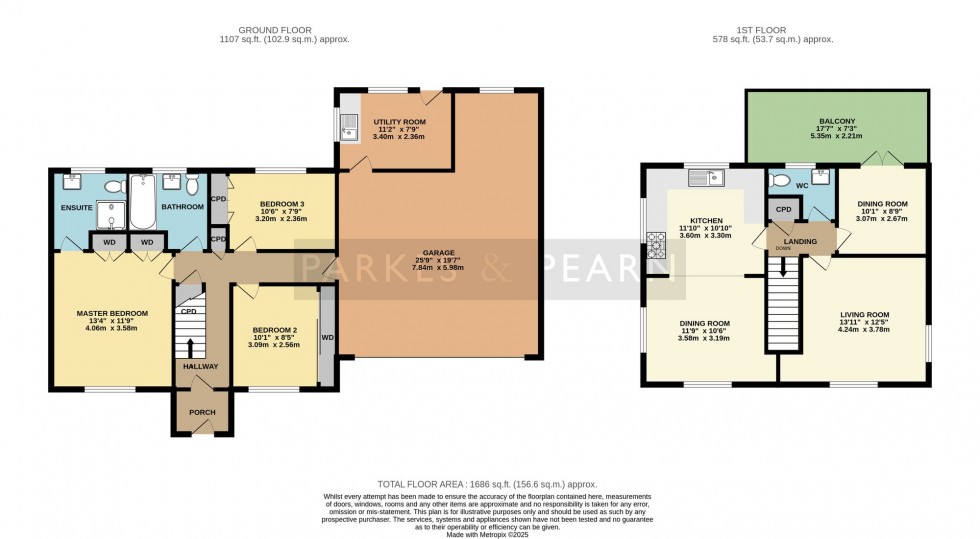 Floorplan for St. Keyne, Liskeard, PL14