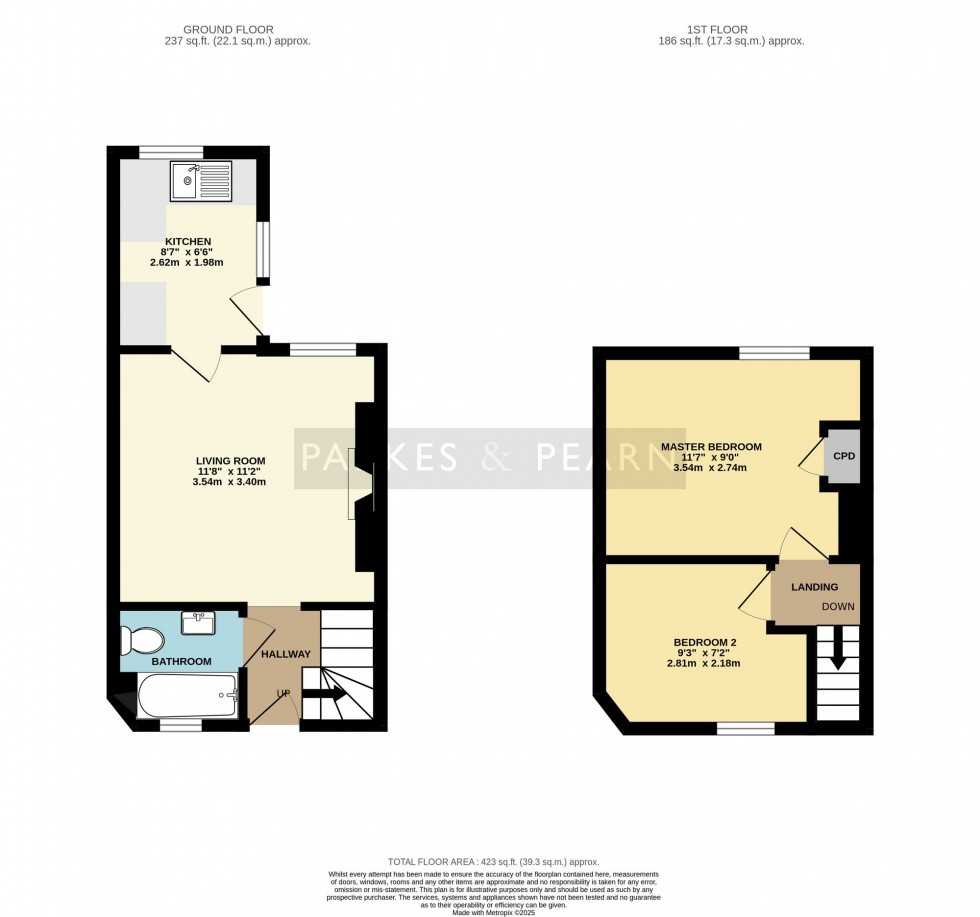 Floorplan for Fore Street, Pensilva, PL14