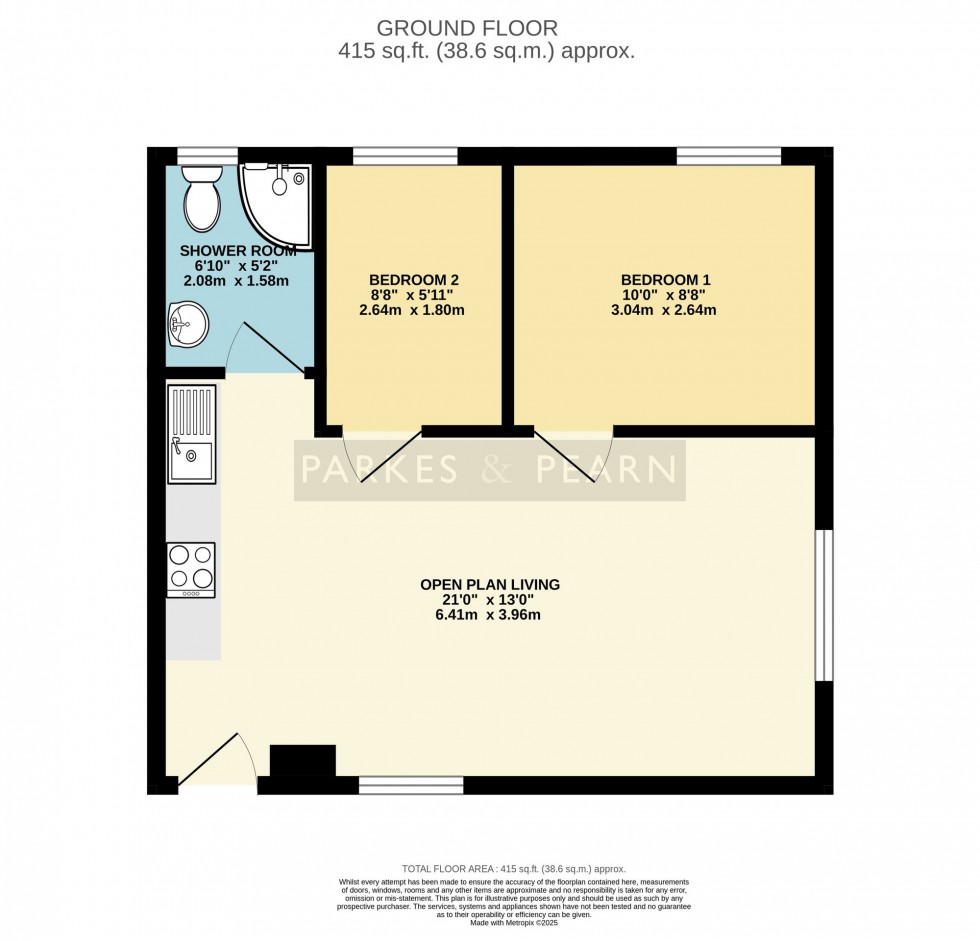 Floorplan for Bay Tree Hill, Liskeard, PL14