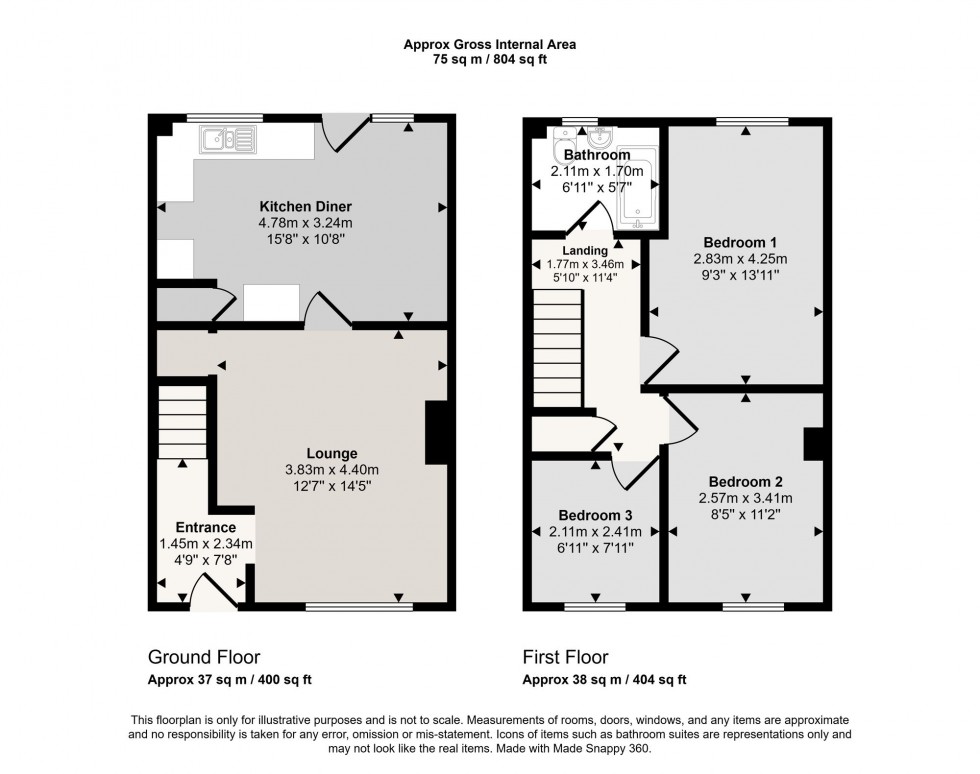 Floorplan for Treheath Road, Dobwalls, PL14