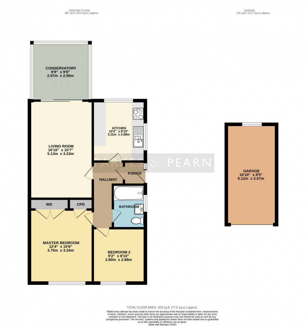 Floorplan for Belmont Park, Pensilva, PL14