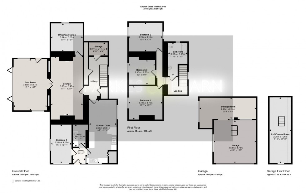Floorplan for Higher Road, Pensilva, PL14
