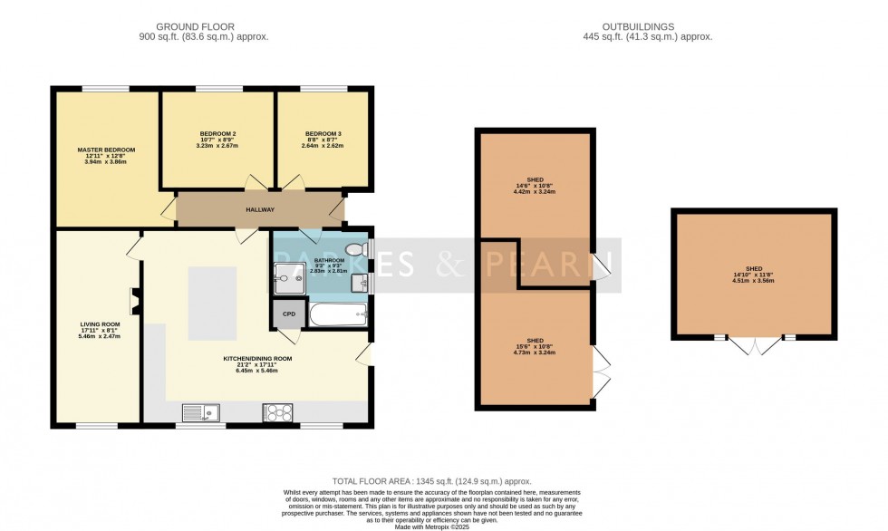 Floorplan for Woodgate Road, Liskeard, PL14