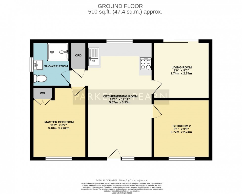 Floorplan for Rosecraddoc, Liskeard, PL14