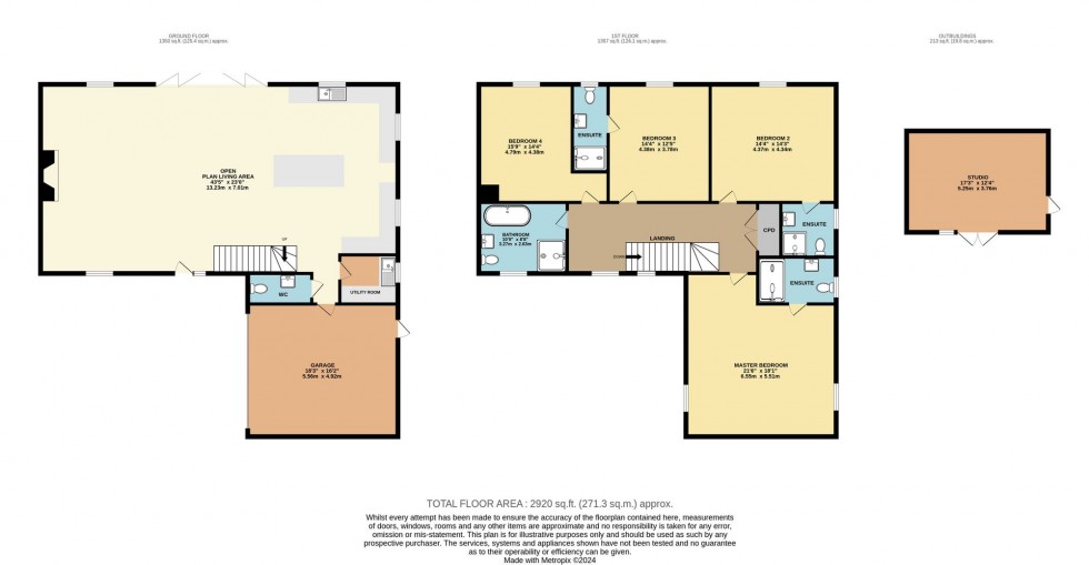 Floorplan for Polwrath Close, Darite, PL14