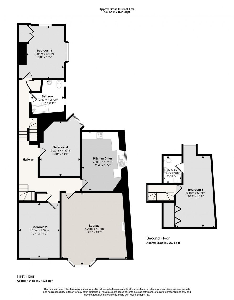 Floorplan for Church Street, Liskeard, PL14
