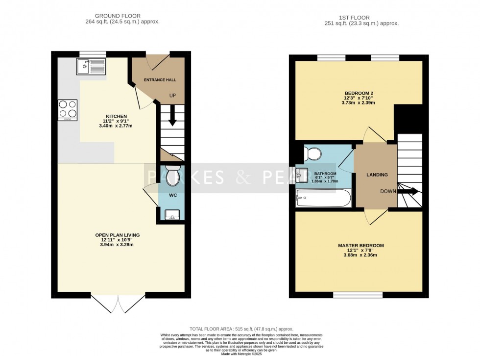 Floorplan for Kibble Road, Liskeard, PL14