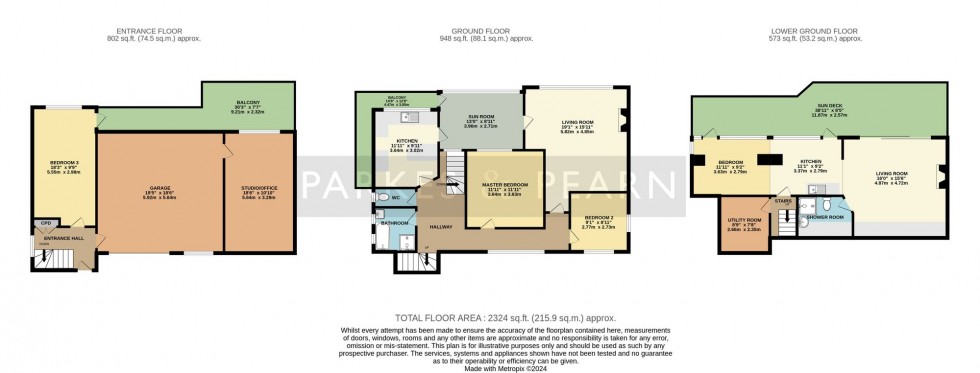 Floorplan for Trerieve Estate, Downderry, PL11